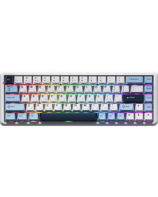 Клавіатура Ajazz AK680 Max (8+8K) Magnetic Switch White (AK680-M-BWD-A)