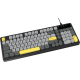 Клавіатура Ajazz AF98 USB UA Black/Grey/Yellow (AF98-BGY)