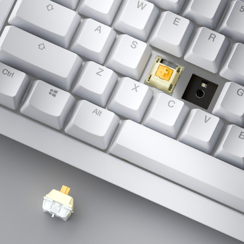 Клавіатура Ducky One X Wireless Magnetic White