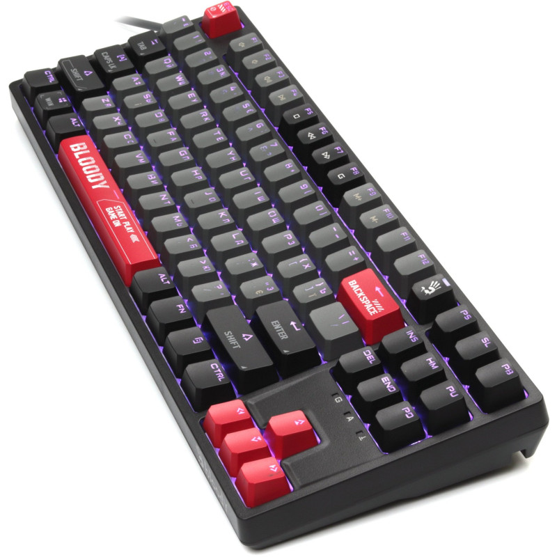 Клавіатура A4Tech Bloody S87 BLMS Red Plus Switch Energy Red (S87 Energy Red)