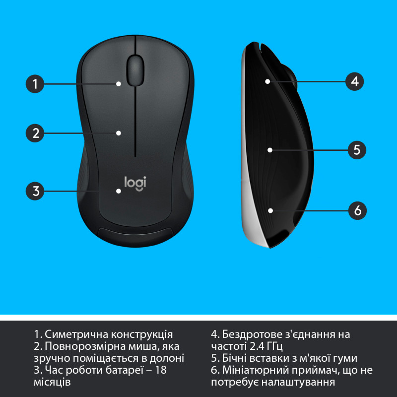 Logitech MK540 Advanced Wireless UA Black (920-008685)