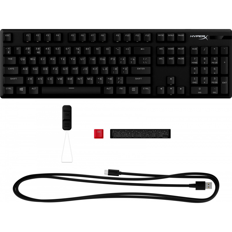 Клавіатура HyperX Alloy Origins PBT HX Red (639N3AA)