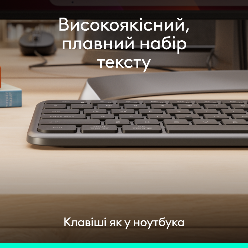 Клавіатура LOGITECH Signature Slim K620 Wired Keyboard for Business -GRAPHITE (920-013333)
