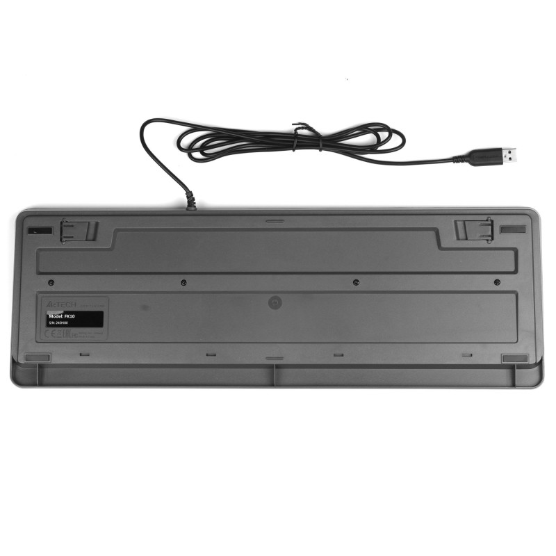 Клавіатура A4Tech FK10 Ukr Grey