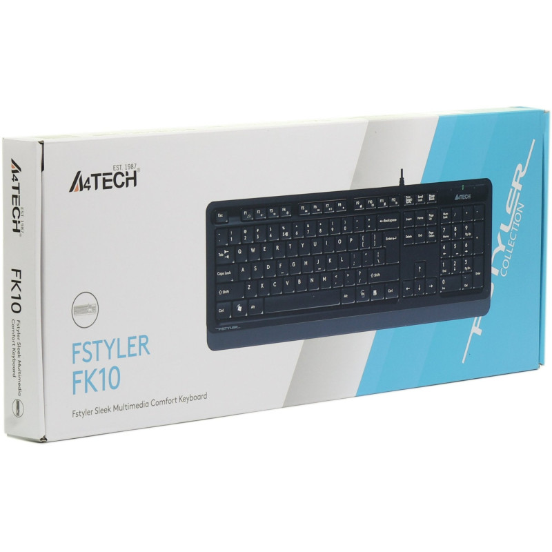 Клавіатура A4Tech FK10 Ukr Grey