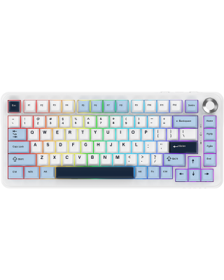 Клавіатура Ajazz AK820 Max Plus Day Dream Switch White (AK820MAX-DD-BWD)