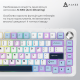 Клавіатура Ajazz AK820 Max Plus Day Dream Switch White (AK820MAX-DD-BWD)