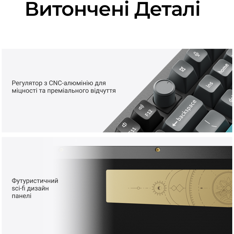 Клавіатура Keychron Q6 Ultra Keychron Red Switch Black RGB (Q6U-M1-UA)