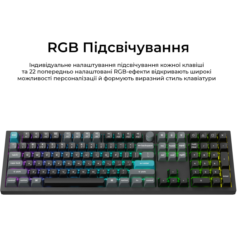 Клавіатура Keychron Q6 Ultra Keychron Red Switch Black RGB (Q6U-M1-UA)