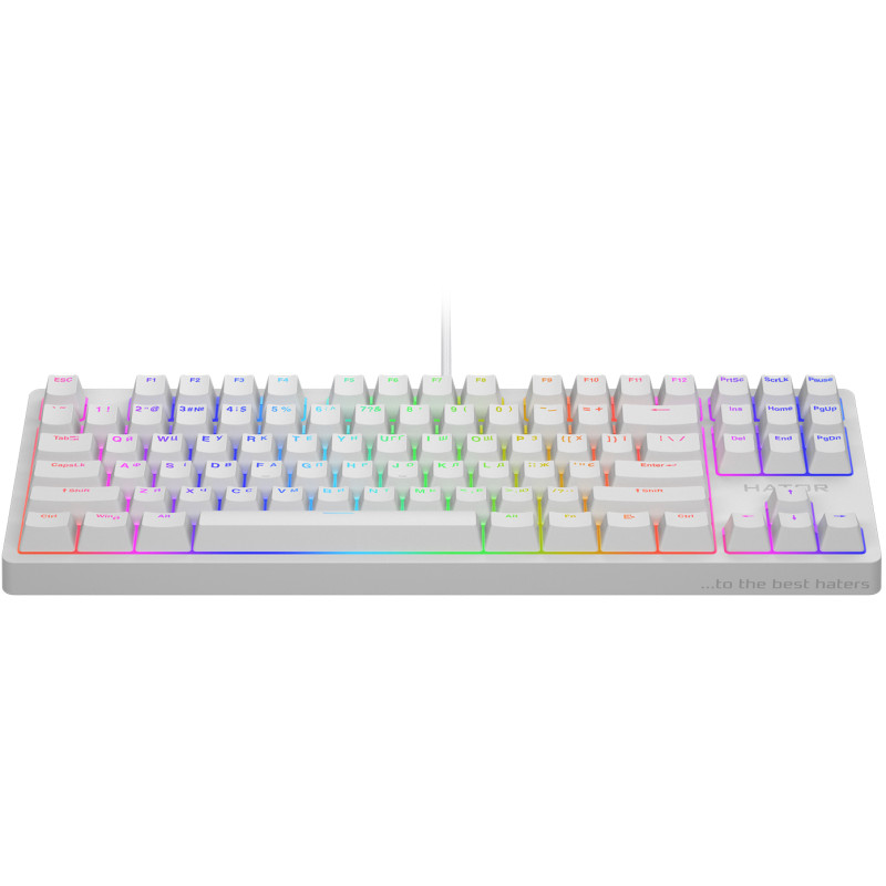 Клавіатура Hator Rockfall 2 Mecha TKL Orange White (HTK-521)