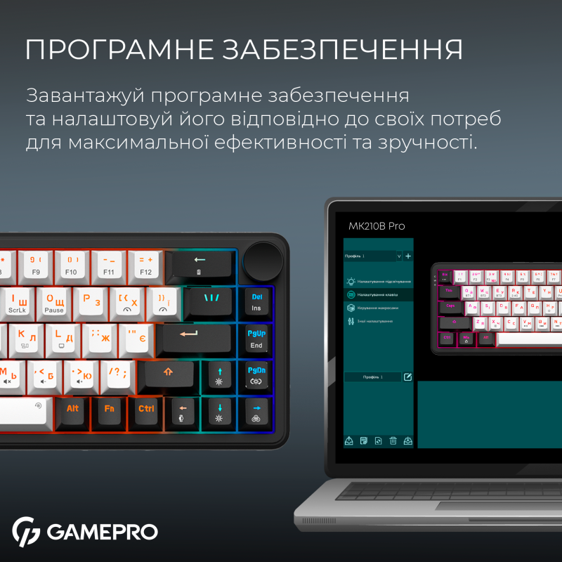 Клавіатура GamePro Asgard Valhalla MK210B Pro Black