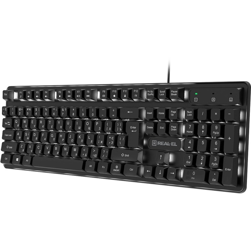Клавіатура REAL-EL RK-7015 (EL123100049)