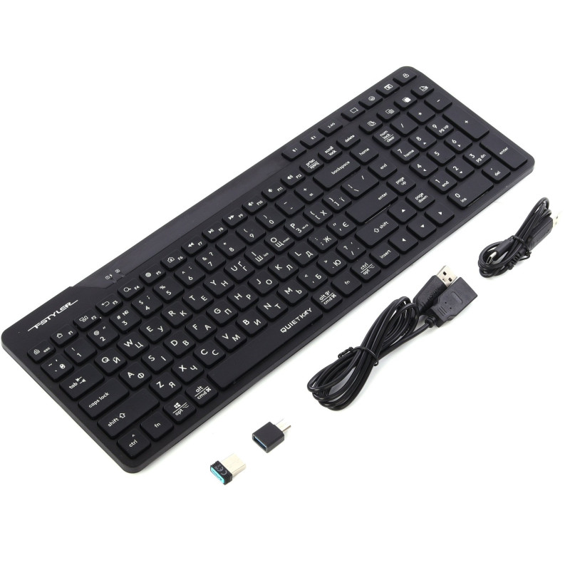 Клавіатура A4Tech FBK27C AS Wireless Black (4711422001266)