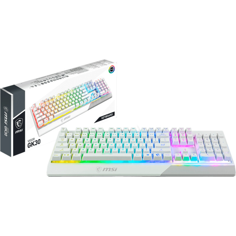 Клавіатура MSI Vigor GK30 White (S11-04UA301-CLA)