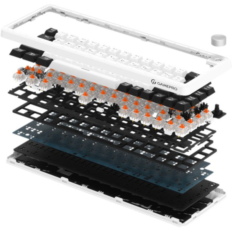 Клавіатура GamePro Asgard Valhalla MK210W Pro White