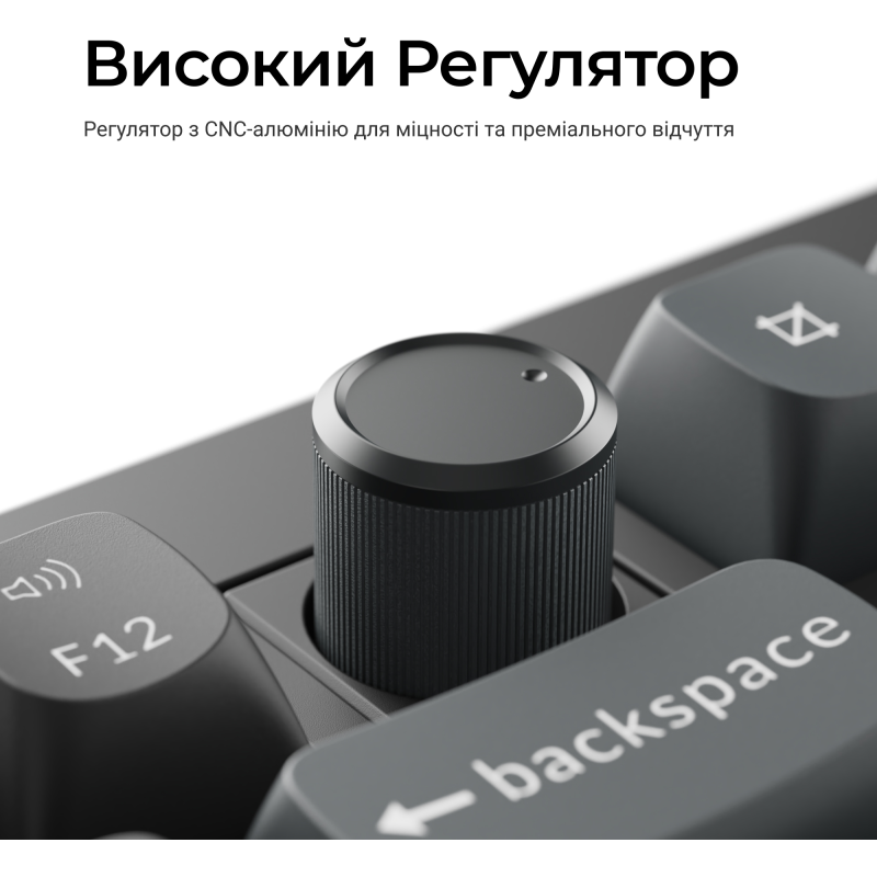 Клавіатура Keychron V3 Ultra Keychron Red Switch Black RGB (V3U-D1-UA)