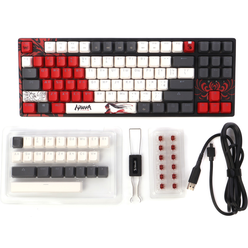 Клавіатура A4Tech Bloody S87 USB Naraka