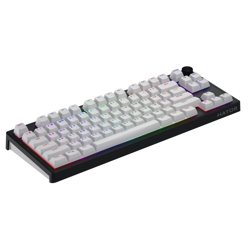 Клавіатура HATOR Skyfall 80 Wireless Black-White (HTK3180UA)