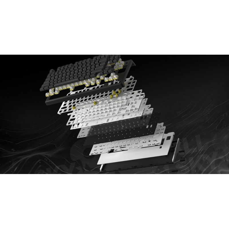 Клавіатура HATOR Skyfall 80 Wireless Black-White (HTK3180UA)