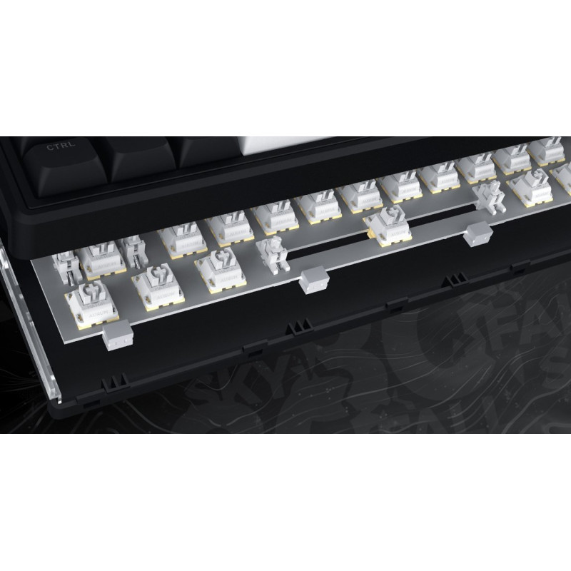 Клавіатура HATOR Skyfall 80 Wireless Black-White (HTK3180UA)