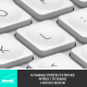 Клавіатура Logitech MX Keys Mini For Mac Wireless Illuminated Pale Gray (920-010526)