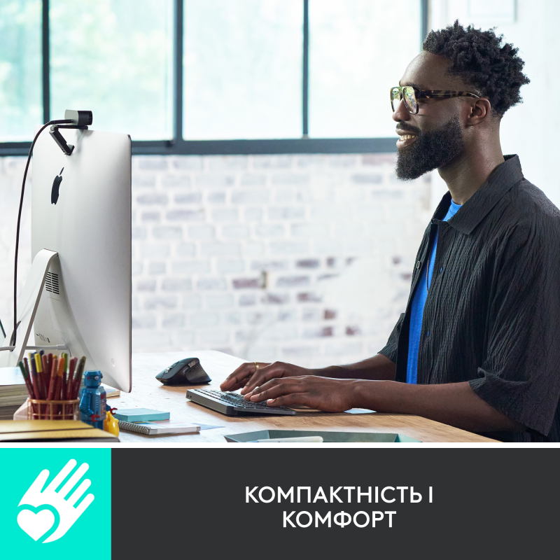 Клавіатура Logitech MX Keys Mini For Mac Wireless Illuminated Pale Gray (920-010526)