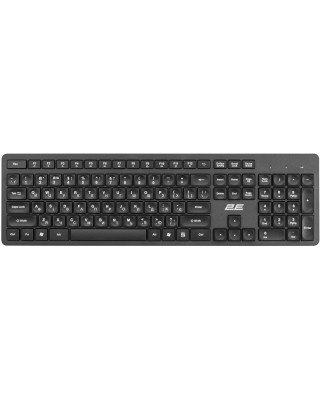 Клавіатура 2E KS260 WL EN/UKR Black (2E-KS260WB)