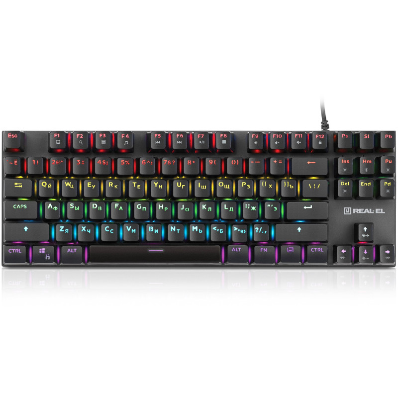 Клавіатура REAL-EL M 05 Grey