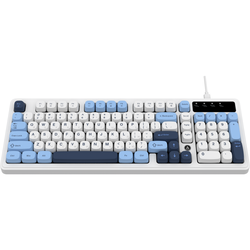Клавіатура Ajazz AF98 Black USB-C Glacier Blue (AF98-GB)