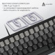 Клавіатура Ajazz AK650 Day Dream Switch Gradient Black USB-C (AK650-DD-BG)