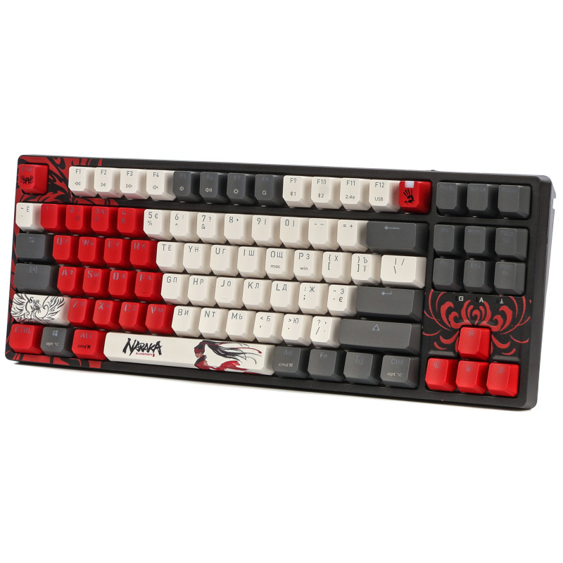 Клавіатура A4Tech Bloody WS87 RGB Naraka Black