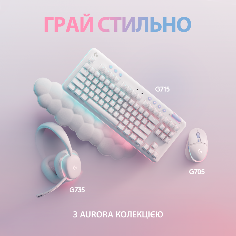 Клавіатура Logitech G715 Linear White (920-010692)