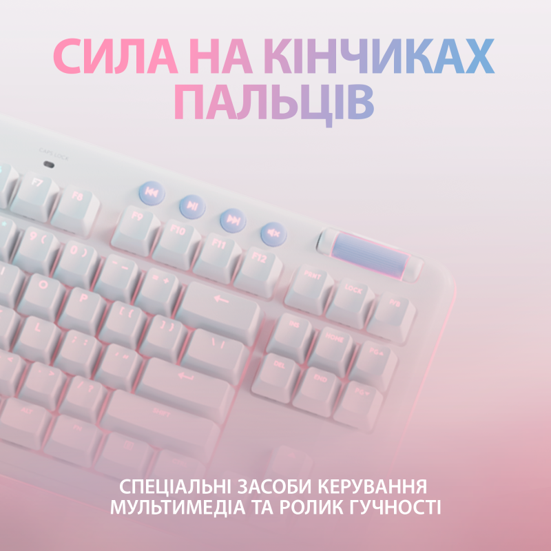 Клавіатура Logitech G715 Linear White (920-010692)