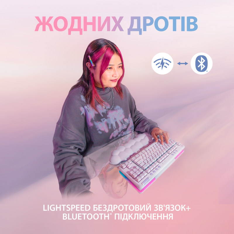 Клавіатура Logitech G715 Linear White (920-010692)