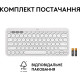 Клавіатура Logitech Pebble Keys 2 K380s White (920-011852)