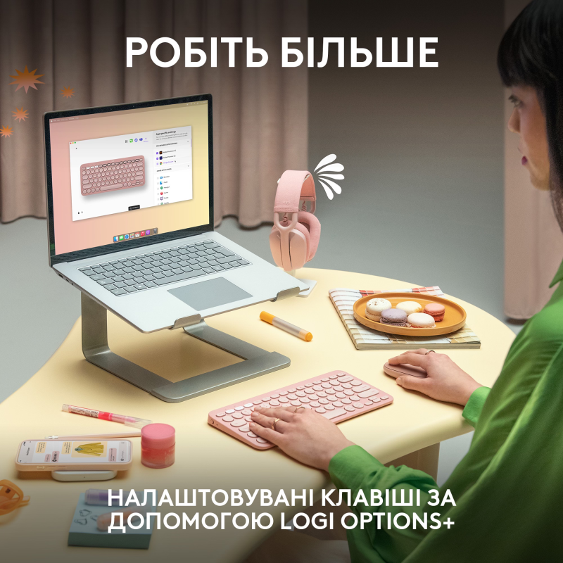 Клавіатура Logitech Pebble Keys 2 K380s White (920-011852)