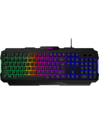 Клавіатура MSI FORGE GK100 Black (S11-04UA221-HH9)