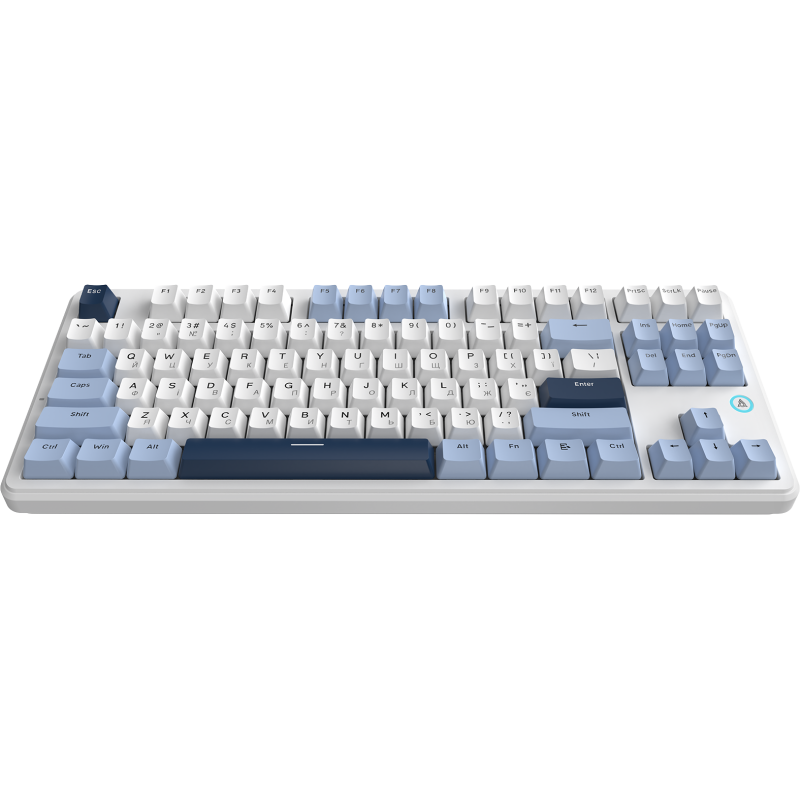 Клавіатура Ajazz AK870 V2 Flying Fish Switch White USB-C (AK870-V2-FF-BWB)