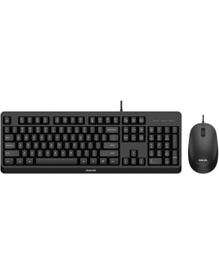 Комплект: клавіатура та миша Philips 6270 UA Black (SPT6207BL/00)