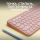 Клавіатура Logitech Pebble Keys 2 K380s Rose (920-011853)