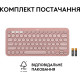 Клавіатура Logitech Pebble Keys 2 K380s Rose (920-011853)