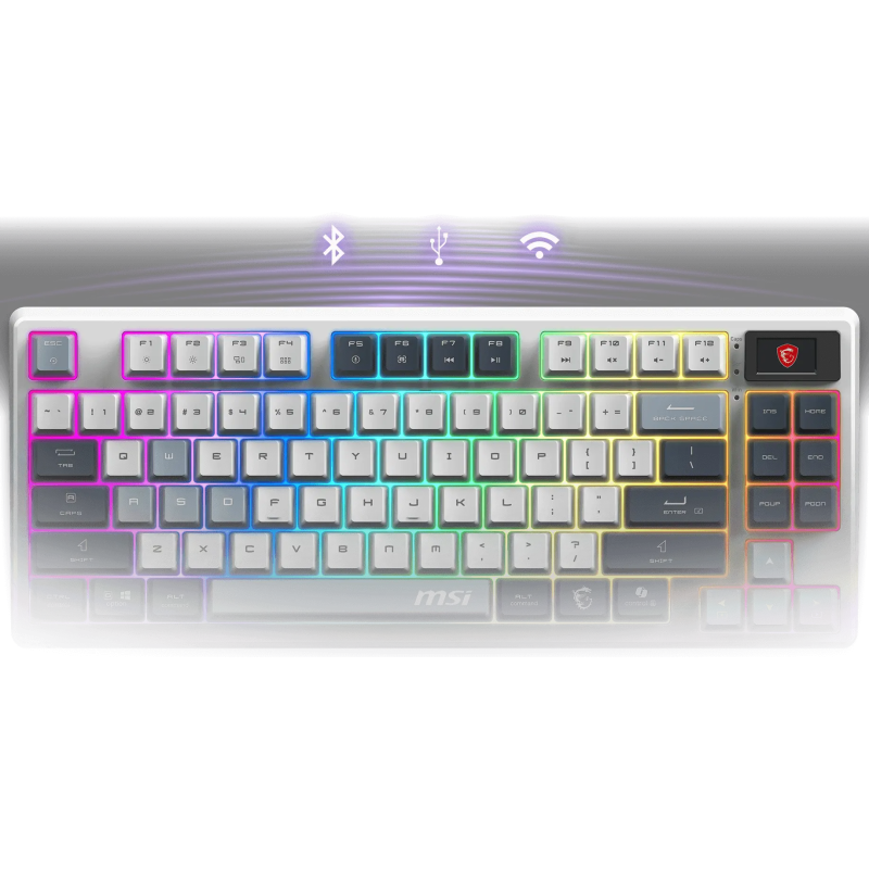 Клавіатура MSI FORGE GK600 TKL W SKY UA White (S11-43UAP01-HH9)