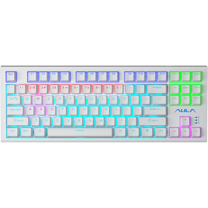 Клавіатура Aula F3032 KRGD Red White (6948391204680)