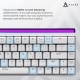 Клавіатура Ajazz NK68 Red Switch White USB-C (NK68-RW)