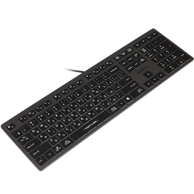 Клавіатура A4Tech Fstyler FX60 White Neon з підсвічуванням