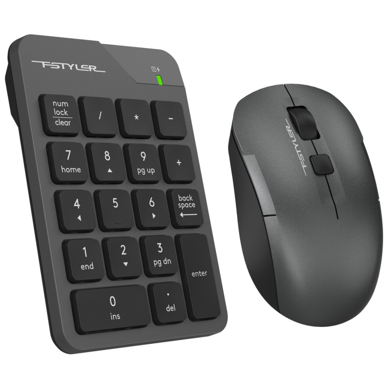 Комплект: кейпад та миша A4Tech Fstyler FG1600C Air2 Gray