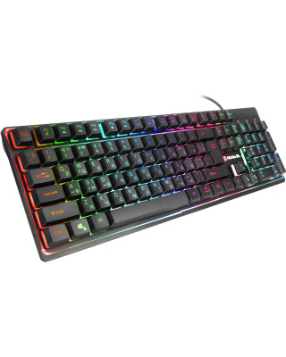 Клавіатура REAL-EL Comfort 7011 Backlit Ukr Black (EL123100043)