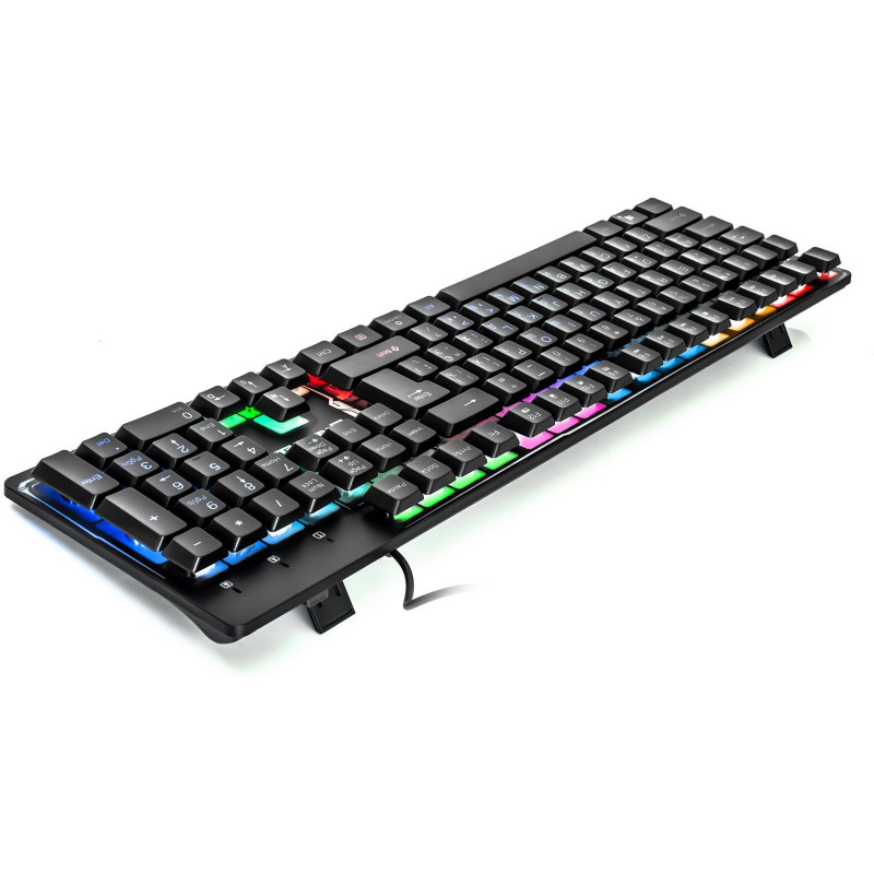 Клавіатура REAL-EL Comfort 7011 Backlit Ukr Black (EL123100043)