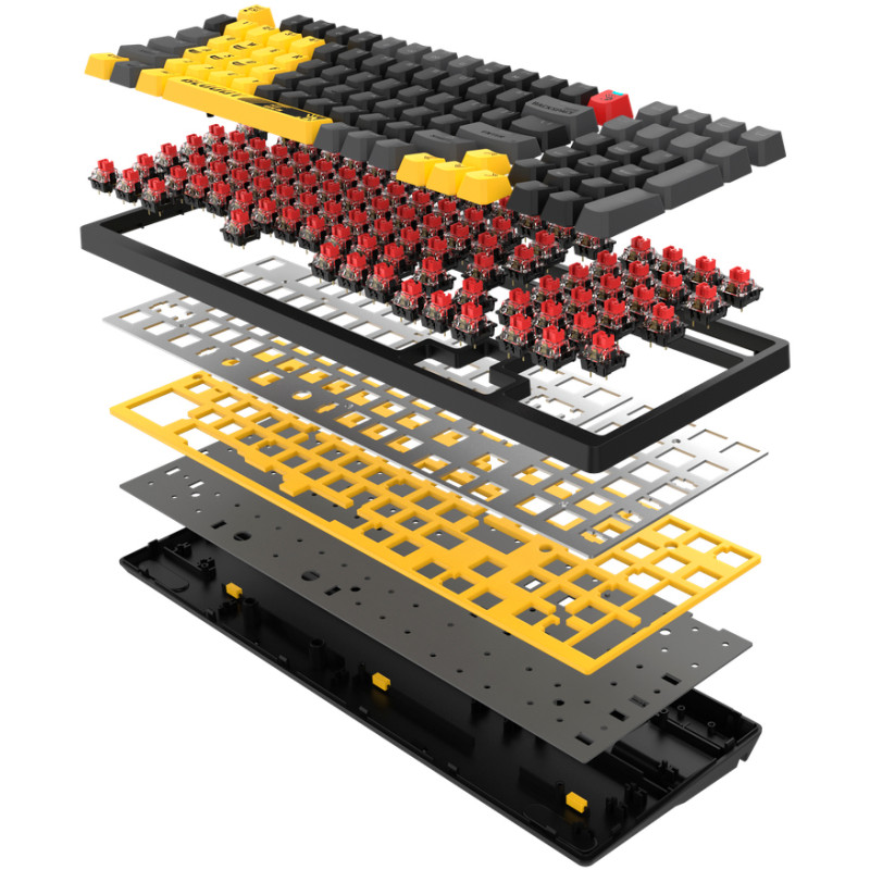 Клавіатура A4Tech Bloody S98 RGB BLMS Red Switch USB Sports Lime (4711421000406)