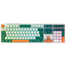 Клавіатура Canyon Shadder GKW-11 RGB Silent Wireless/Bluetooth/USB UA White (CND-SKBW11)